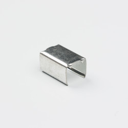 Flat metal tip - 10mm cord - Calissone