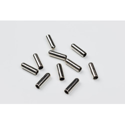 Embout métal rond - Cordon 4mm - Calissone