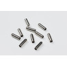 Embout métal rond - Cordon 4mm - Calissone