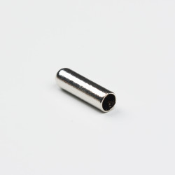 Embout métal rond - Cordon 4mm - Calissone