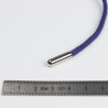 Embout métal rond - Cordon 4mm - Calissone