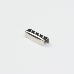 Flat metal tip - 3mm cord - Calissone