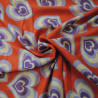 Viscose - Queen Of Hearts - Orange - Calissone