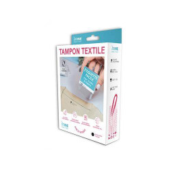 Tampon textile - Etiquette facile - Calissone