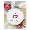 Embroidery Kit - First Kiss - French kits - Calissone