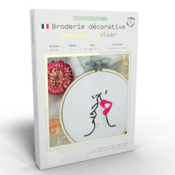 Embroidery Kit - First Kiss - French kits - Calissone