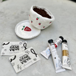 Box modelage & jardinage - Réalisez votre pot de fleurs et semez vos plantes aromatiques ! - Calissone