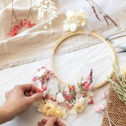 Kit DIY Tambour fleuri - Calissone