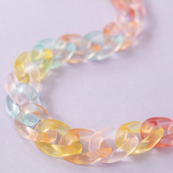 DIY phone chain kit - Pastel links - Calissone