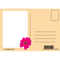 Postale Lama Frida Kahlo - Calissone