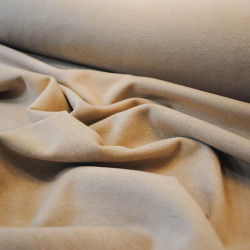 Ribbed viscose jersey - Sand (coupon) - Calissone