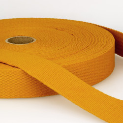 Plain cotton webbing 25mm - Calissone