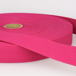 Plain cotton webbing 25mm - Calissone