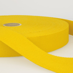 Plain cotton webbing 30mm - Calissone