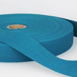 Plain cotton webbing 30mm - Calissone