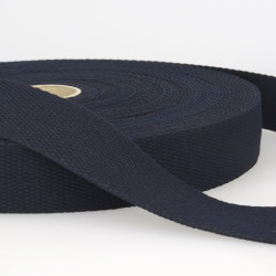 Plain cotton webbing 40mm - Calissone