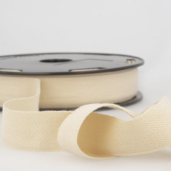 Plain cotton twill 20mm - Calissone