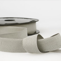 Plain cotton twill 20mm - Calissone