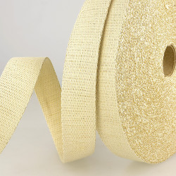 Sangle lurex unie 30mm - Calissone