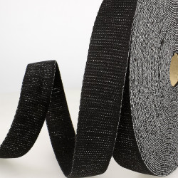 Sangle lurex unie 30mm - Calissone