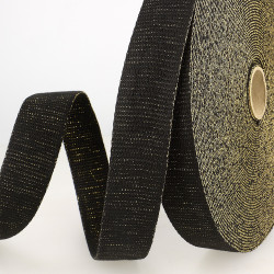 Sangle lurex unie 30mm - Calissone