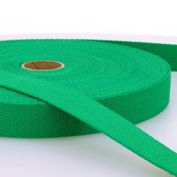 Plain cotton webbing 30mm - Calissone