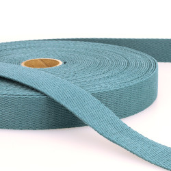 Plain cotton webbing 30mm - Calissone
