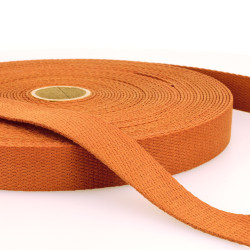 Plain cotton webbing 30mm - Calissone