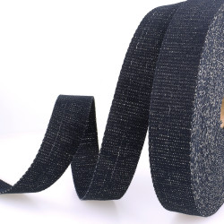 Sangle lurex unie 30mm - Calissone