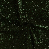 Sequins on velvet - Forest green - Calissone