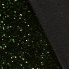 Sequins on velvet - Forest green - Calissone