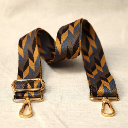 Dark multicolored trap strap - Calissone