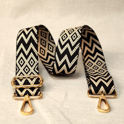 Dark multicolored trap strap - Calissone