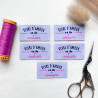Rosetail labels - Living love and sewing - Calissone