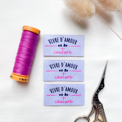 Rosetail labels - Living love and sewing - Calissone
