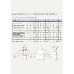 Rafale windbreaker pattern - Calissone