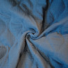 Double gauze quilted wave - Jeans blue - Calissone