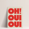 Poster - Oh Oui Oui - Calissone