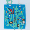 fish man - iron-on badge - Macon and Lesquoy - Calissone