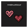 Kiss kisses - Thermocollant - Macon and Lesquoy ecusson - Calissone