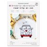 Kit Broderie - Road trip en van - French kits - Calissone