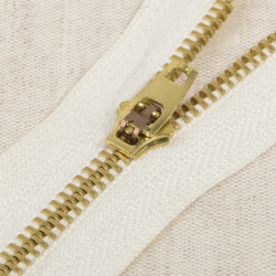 Zip laiton non séparable 18cm - Z14 - M1904 - Calissone