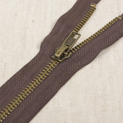 Separable brass zip 50cm - Z19 - M1903 - Calissone