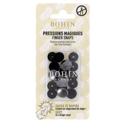 Bohin metal magic snap fasteners 14 mm - Calissone
