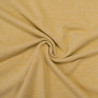 Heather cotton jersey - Mustard yellow - Calissone
