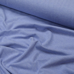 Jersey coton chiné - Bleu violet - Calissone