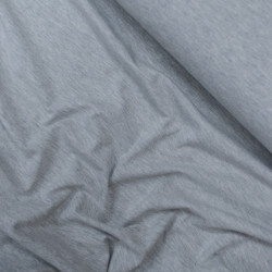Heather cotton jersey - Silver gray - Calissone
