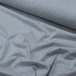 Heather cotton jersey - Silver gray - Calissone
