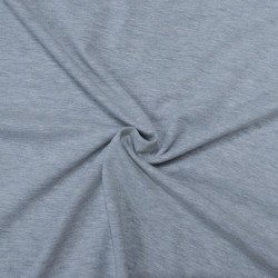 Heather cotton jersey - Silver gray - Calissone