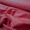 Cotton Chambray Uni Rouge - Calissone